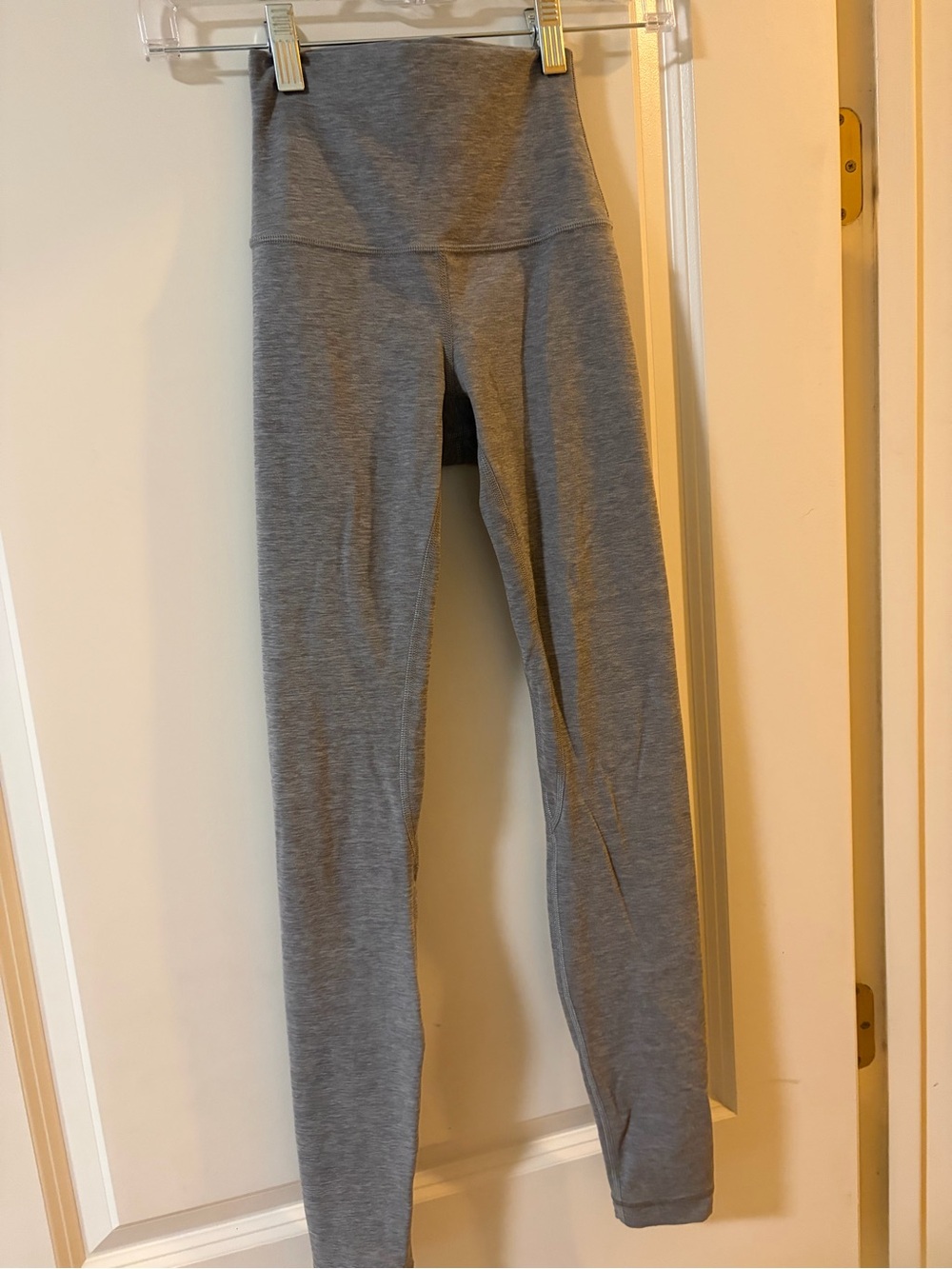 Lululemon light heathered grey leggings
